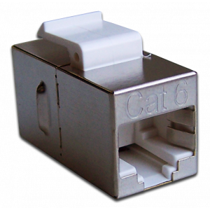 Повторитель портов RJ-45, экранированный, кат.6, формата Keystone